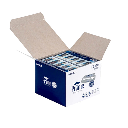 CAJA HOJA DE AFEITAR DORCO  PRIME ORIGINAL (1.000 HOJAS)
